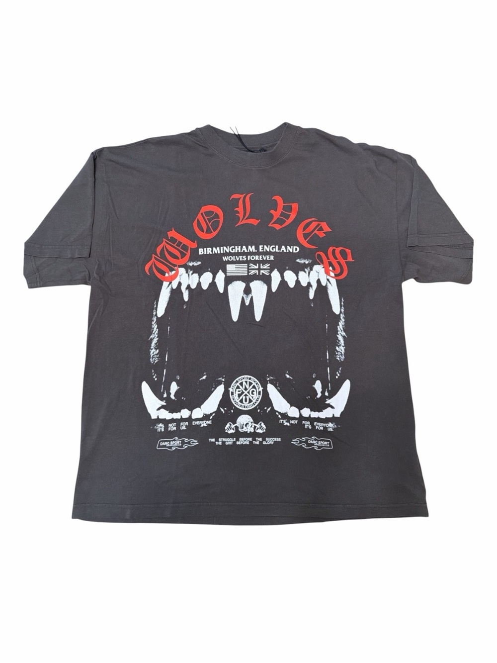Darc Sport Bloodthirsty UK Wolf Graphic Tee XL NWT Limited 6/1000 Gothic